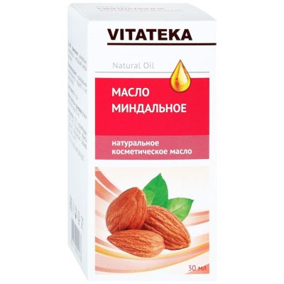 Масло миндальное косметическое 30мл (ВИТАТЕКА)