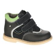 TW-319-6 Ботинки ортопедические утепленные (цв. черно-зеленый)